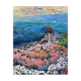理事 岡田俊一 吉野桜